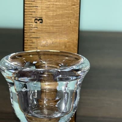 Pair Of Vintage 1980s Avon Hummingbird 24% lead crystal Candle Holder Set Of 2 - Thumbnail 11