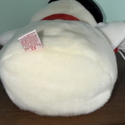TY Beanie Buddy - SNOWBALL the Snowman (11 inch) - MWMTs Stuffed Animal Toy 2001 - Thumbnail 9