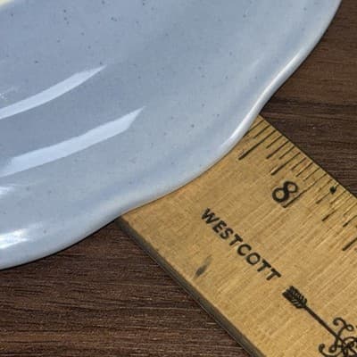 Pfaltzgraff Bouquet Gazebo Single Blue White Scalloped Floral Salad Plates 7.5" - Thumbnail 8