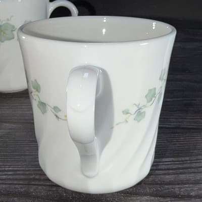 Corning Ware Corelle Coffee Mug Tea Cup Callaway Swirl Ivy Tea Set Of 4 - Thumbnail 10
