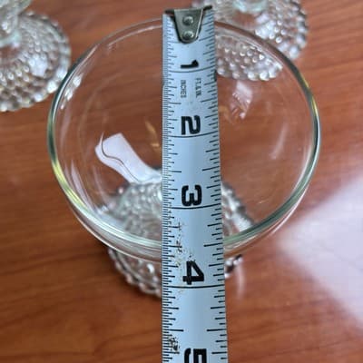 Anchor Hocking Bubble Foot Sherbet Dessert Champagne Glasses Set 6 Barware - Thumbnail 14