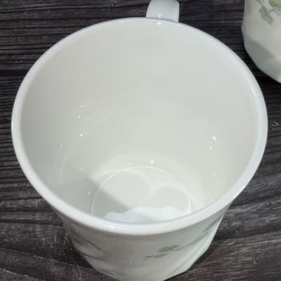 Corning Ware Corelle Coffee Mug Tea Cup Callaway Swirl Ivy Tea Set Of 4 - Thumbnail 18