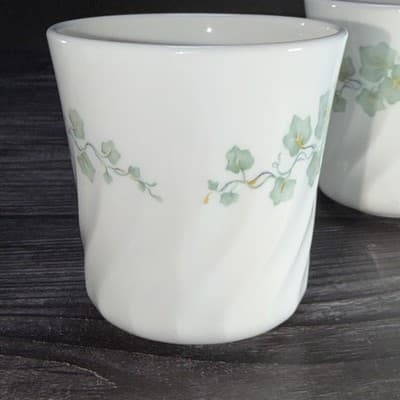 Corning Ware Corelle Coffee Mug Tea Cup Callaway Swirl Ivy Tea Set Of 4 - Thumbnail 17