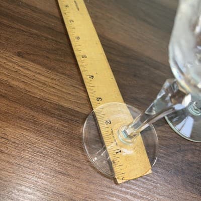 Vintage Corsage Etched Crystal Cordial Stemmed 5.75” Cocktail Glasses Set of 2 - Thumbnail 10