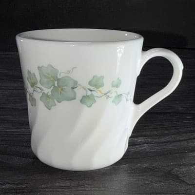 Corning Ware Corelle Coffee Mug Tea Cup Callaway Swirl Ivy Tea Set Of 4 - Thumbnail 20