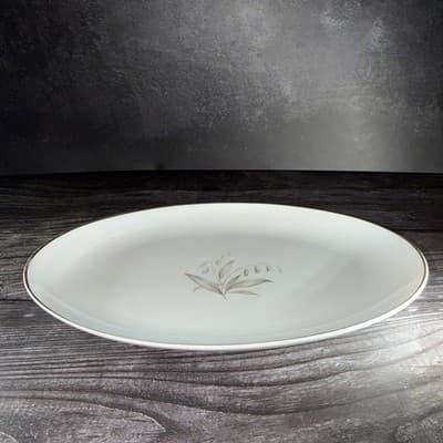 VTG 1961 Kayson Japan Fine China Golden Rhapsody 12” X 9" Oval Serving Platter - Thumbnail 5