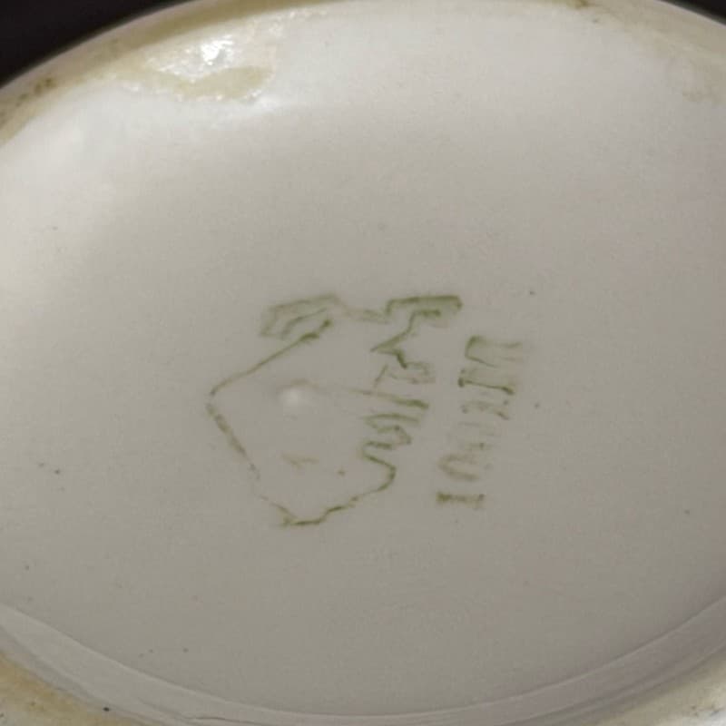 Vintage Buffalo China Restaurant Ware Green Striped Diner Mugs Set of 2 - Thumbnail 16
