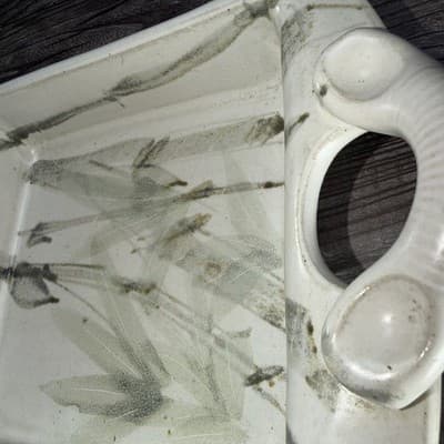 Vtg Studio Art Pottery Jewelry Tray Bathroom Vanity Organizer Tea Tray Square - Thumbnail 3