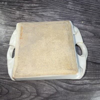 Vtg Studio Art Pottery Jewelry Tray Bathroom Vanity Organizer Tea Tray Square - Thumbnail 8