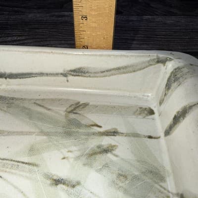 Vtg Studio Art Pottery Jewelry Tray Bathroom Vanity Organizer Tea Tray Square - Thumbnail 13