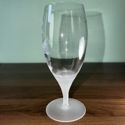 VTG 16 Oz Replacement Avon Hummingbird Lead Crystal Glass Goblets Wine Glass 8" - Thumbnail 3