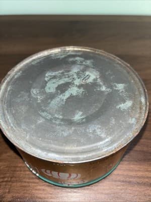Vintage WHITMANS AIR-BONS MINTS Key Style Tin Canister 1954 Teal Candy Mints - Thumbnail 13