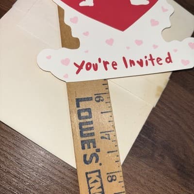 60 Vintage Valentine Hearts Party Invitations Invitations New Old Stock Cards - Thumbnail 8