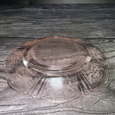 Set of 4 MacBeth-Evans Pink Depression Glass American Sweetheart 6" Bread Plate - Thumbnail 13