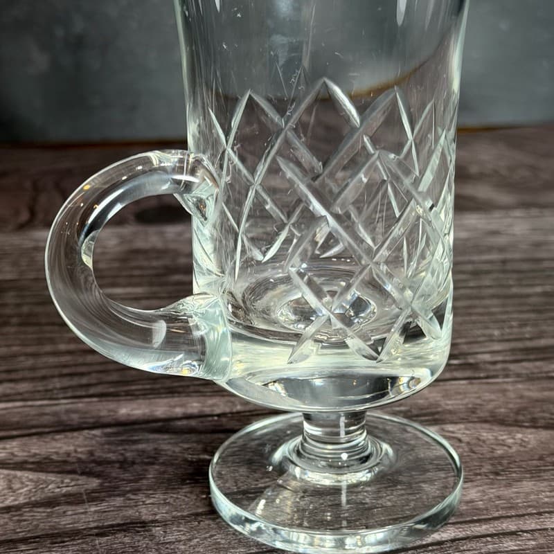 Anchor Hocking Wexford Clear Glass Irish Coffee Mugs Set of 2, 5.5" - Thumbnail 5