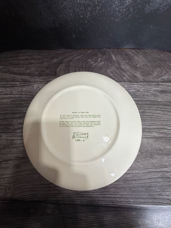 Tiffin-Seneca Sesquicentennial 1817-1967 Commemorative Collector Plate 10” - Thumbnail 13