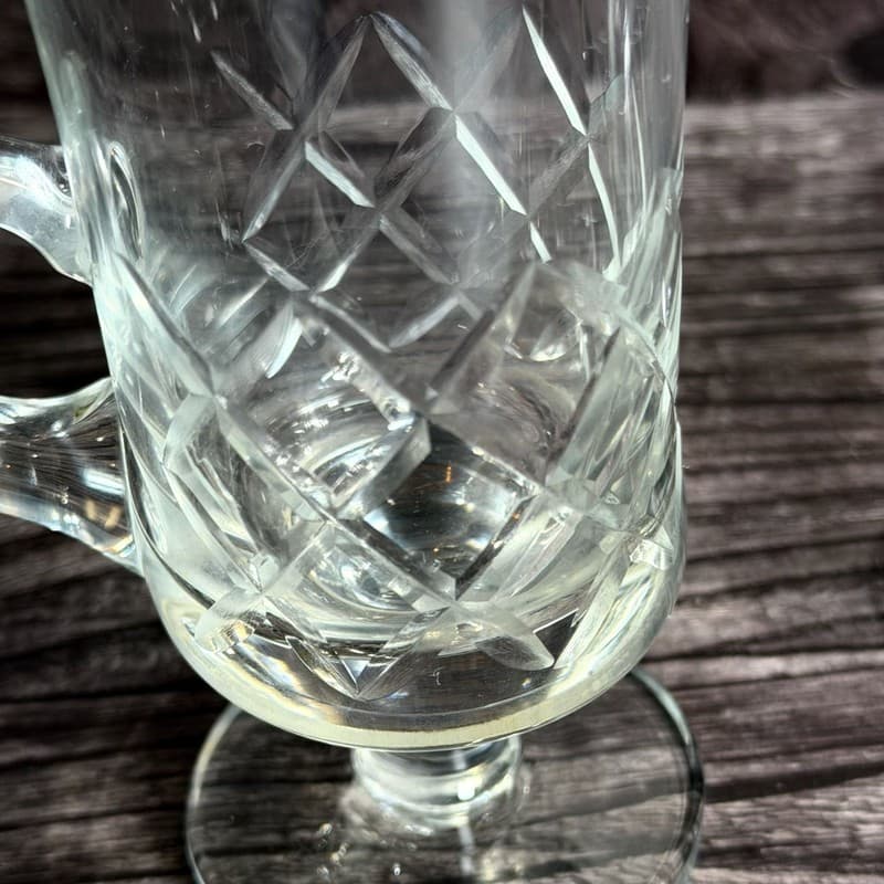 Anchor Hocking Wexford Clear Glass Irish Coffee Mugs Set of 2, 5.5" - Thumbnail 9