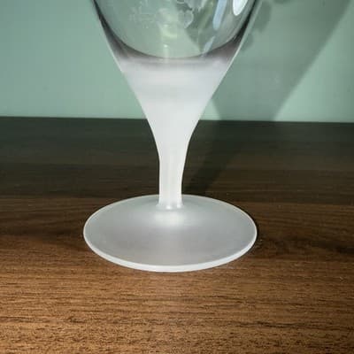 VTG 16 Oz Replacement Avon Hummingbird Lead Crystal Glass Goblets Wine Glass 8" - Thumbnail 6