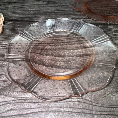 Set of 4 MacBeth-Evans Pink Depression Glass American Sweetheart 6" Bread Plate - Thumbnail 9