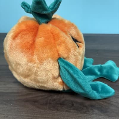 Ty Baby Giant Pumpkin Floppy Weighted Arms And Legs Jack O Lantern - Thumbnail 7