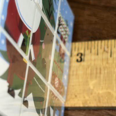 Christmas Santa Cube & Rubik's Vintage Fun World Puzzle Toy 3 x 3 - Thumbnail 9