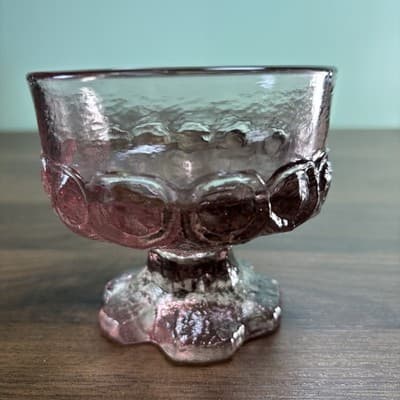 Franciscan Tiffin Glass Light Purple Replacement Vintage Sherbet Retired Lilac