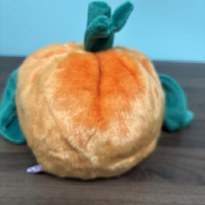 Ty Baby Giant Pumpkin Floppy Weighted Arms And Legs Jack O Lantern - Thumbnail 6