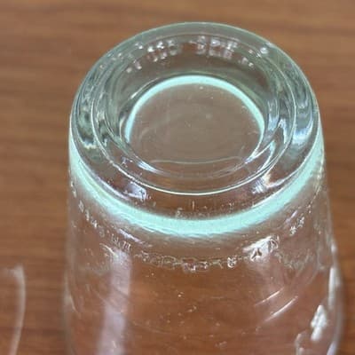 Calvert Shot Glass Clear Glass Embossed With Shot Line 2 1/4" Height VGC - Thumbnail 5