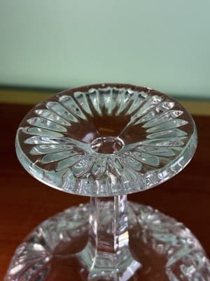 Vintage Tall Cut Crystal Pedestal Covered Candy Dish American Brilliant - Thumbnail 12