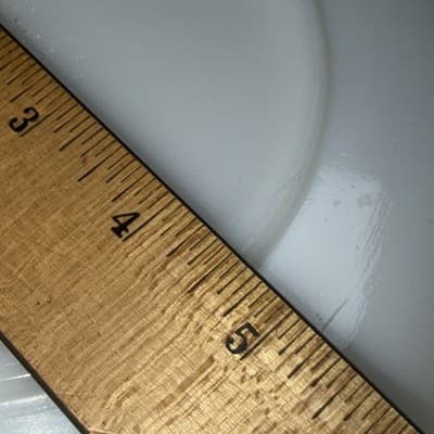 ANCHOR HOCKING FIRE KING OVEN WARE MILK GLASS MIXING BOWL POUR SPOUT 9.25”W VT - Thumbnail 10