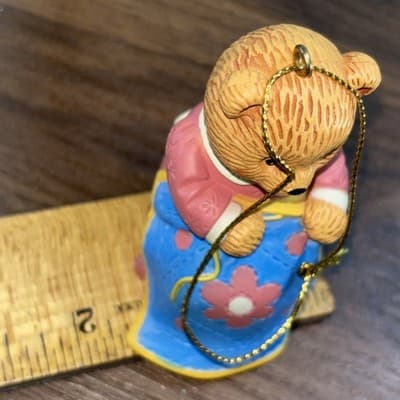 VINTAGE 1996 AVON HOBBY TEDDY BEAR SEWING ORNAMENT (CB4490) - Thumbnail 11