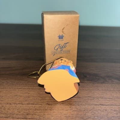 VINTAGE 1996 AVON HOBBY TEDDY BEAR SEWING ORNAMENT (CB4490) - Thumbnail 2