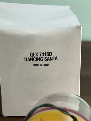 Swinging Santa With Blinking Lights & Motion Hallmark Christmas Ornament Display - Thumbnail 9