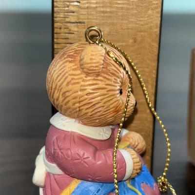 VINTAGE 1996 AVON HOBBY TEDDY BEAR SEWING ORNAMENT (CB4490) - Thumbnail 10
