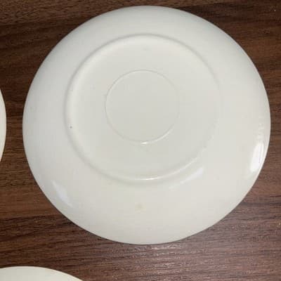 3 Vintage Salem NORTH STAR Bread Dessert Plates Atomic Starburst MCM 6" Crazing - Thumbnail 11