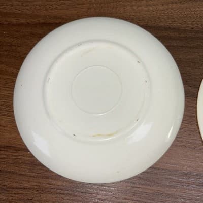 3 Vintage Salem NORTH STAR Bread Dessert Plates Atomic Starburst MCM 6" Crazing - Thumbnail 10