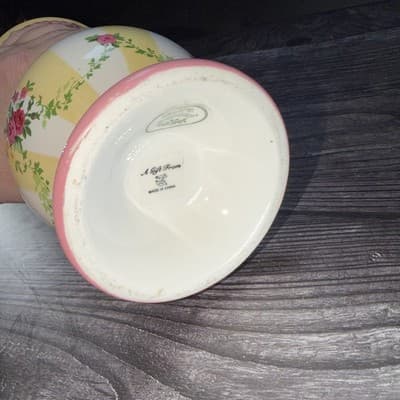 Laura Ashley FTD Ceramic French Floral Vase - Vintage Country Style - Thumbnail 9