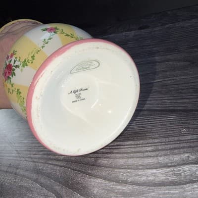 Laura Ashley FTD Ceramic French Floral Vase - Vintage Country Style - Thumbnail 10