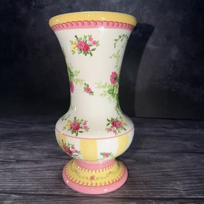 Laura Ashley FTD Ceramic French Floral Vase - Vintage Country Style - Thumbnail 7
