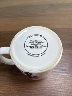 Peyote Tchaikovsky Caricature Coffee Mug 1992 Largely Literary Designs Inc - Thumbnail 8