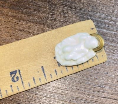 Vintage Bone China Miniature White Gold Halo Holy Family Figurines Nativity Set - Thumbnail 11