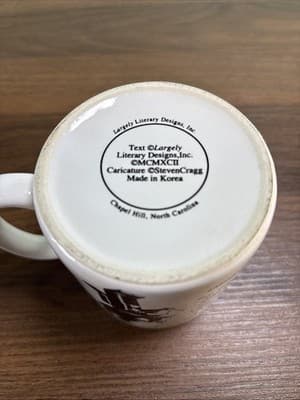 Peyote Tchaikovsky Caricature Coffee Mug 1992 Largely Literary Designs Inc - Thumbnail 9