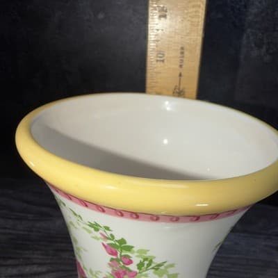 Laura Ashley FTD Ceramic French Floral Vase - Vintage Country Style - Thumbnail 14