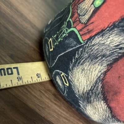 VTG Standing Christmas Cat Santa Paws Door Stop Doll Fiddlers Elbow Toy Work 15" - Thumbnail 13