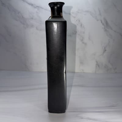 Millefiori Cucchi. Soldier bottle stone ware Italy Liquor Bottle Empty Vintage - Thumbnail 4