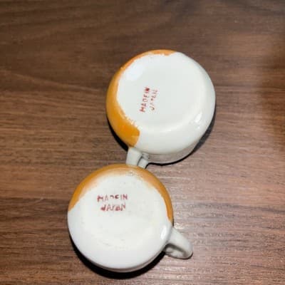 Vintage Japanese Lusterware Miniature Porcelain Tea Set Collectible 15 Pcs - Thumbnail 11