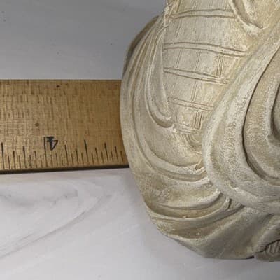 Vintage Buddha Meditating Marble Resin Statue Figurine 6” - Thumbnail 17