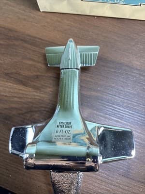 1970s Avon Spirit Of St. Louis WindJammer Airplane Excalibur Aftershave NOS - Thumbnail 8