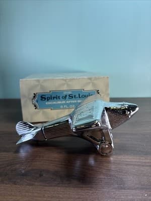 1970s Avon Spirit Of St. Louis WindJammer Airplane Excalibur Aftershave NOS