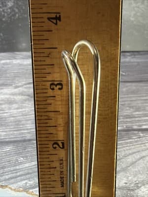 Vintage Gray Geode Brass Large Paper Clip Recipe Or Note Holder Desk Stone - Thumbnail 19